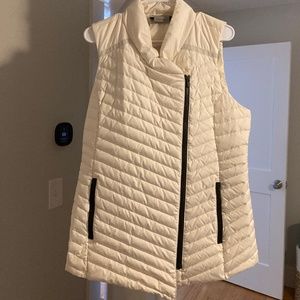Athleta vest down/feather size L